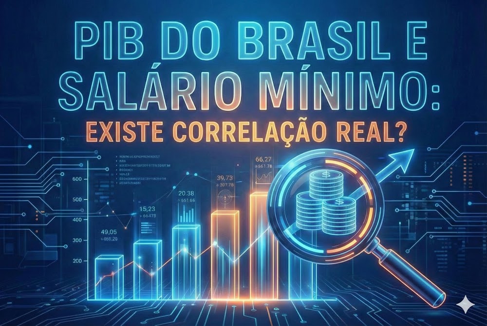 correlacao pib brasil salario minimo