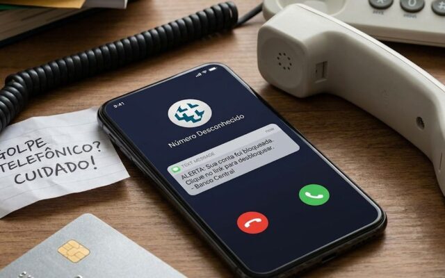 Prevenção de golpes telefônicos e segurança bancária