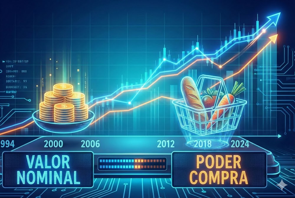 serie historica salario minimo brasil